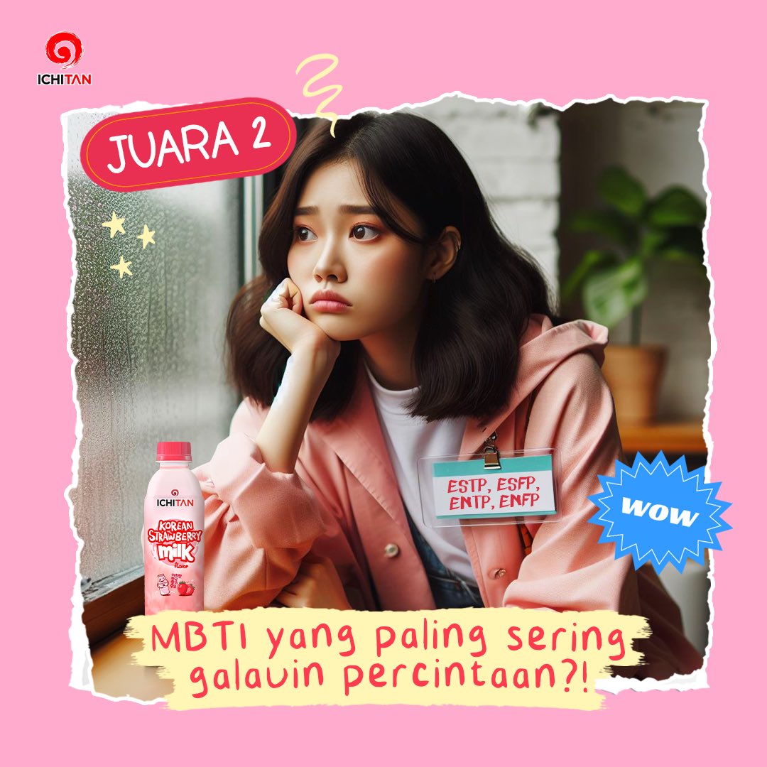 Ichitanindo's tweet photo. Bener gak nih???

Tiap MBTI punya caranya sendiri nih, kalo lagi galau tentang percintaan 🤣

Nah kalo kalian tipe yang mana nih hehe, spill dong 😋

#RasaPenuhWarna
#IchitanKoreanSeries
#IchitanIndo #Ichitan https://t.co/HqpOMl116i