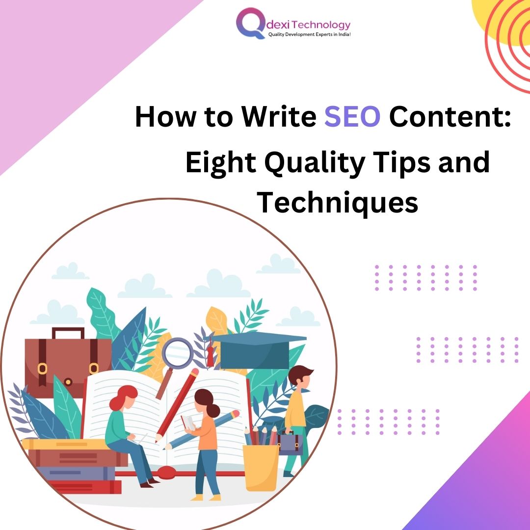 Craft compelling content with strategic keywords, engaging multimedia, and continuous monitoring for optimal SEO performance. Qdexi Technology: Quality Solutions, Innovative Approach.

Visit Us:-tinyurl.com/4xpd28yp

#SEOContent #ContentWriting #DigitalMarketing