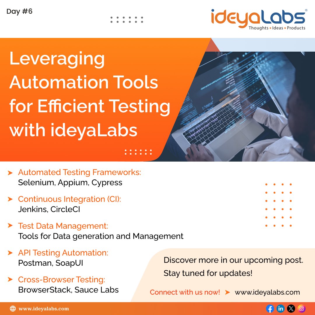 Frustrated with late-stage bugs and lengthy development cycles? #ideyaLabs helps you achieve seamless Quality Engineering (QE) integration within your Software Development Lifecycle (SDLC). #ideyaLabs #qa #qe #SDLC #Testing