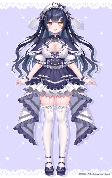 【お知らせ】
恋兎ましろちゃん #mashiusachan のデザイン、お仕立てを担当させていただきました🍼🐇💙

フリルやりぼんをたっぷり使い女の子らしさを出しつつ、ちょっと大胆な衣装に仕上げてみました🪄

これから応援していただけると嬉しいです🤍
よろしくお願いいたします! 