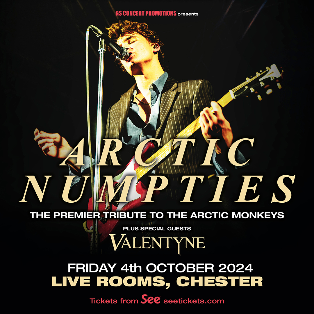 GS Promotions (@gspromotionsuk) on Twitter photo CHESTER: Yorkshire's very own tribute to the Arctic Monkeys <a href="/arcticnumpties/">Arctic Numpties</a> hit <a href="/the_liverooms/">The Live Rooms</a> on Fri 4th October for massive night of AM tunes. Book your tickets now! seetickets.com/event/arctic-n… CHESTER: Yorkshire's very own tribute to the Arctic Monkeys <a href="/arcticnumpties/">Arctic Numpties</a> hit <a href="/the_liverooms/">The Live Rooms</a> on Fri 4th October for massive night of AM tunes. Book your tickets now! seetickets.com/event/arctic-n…
