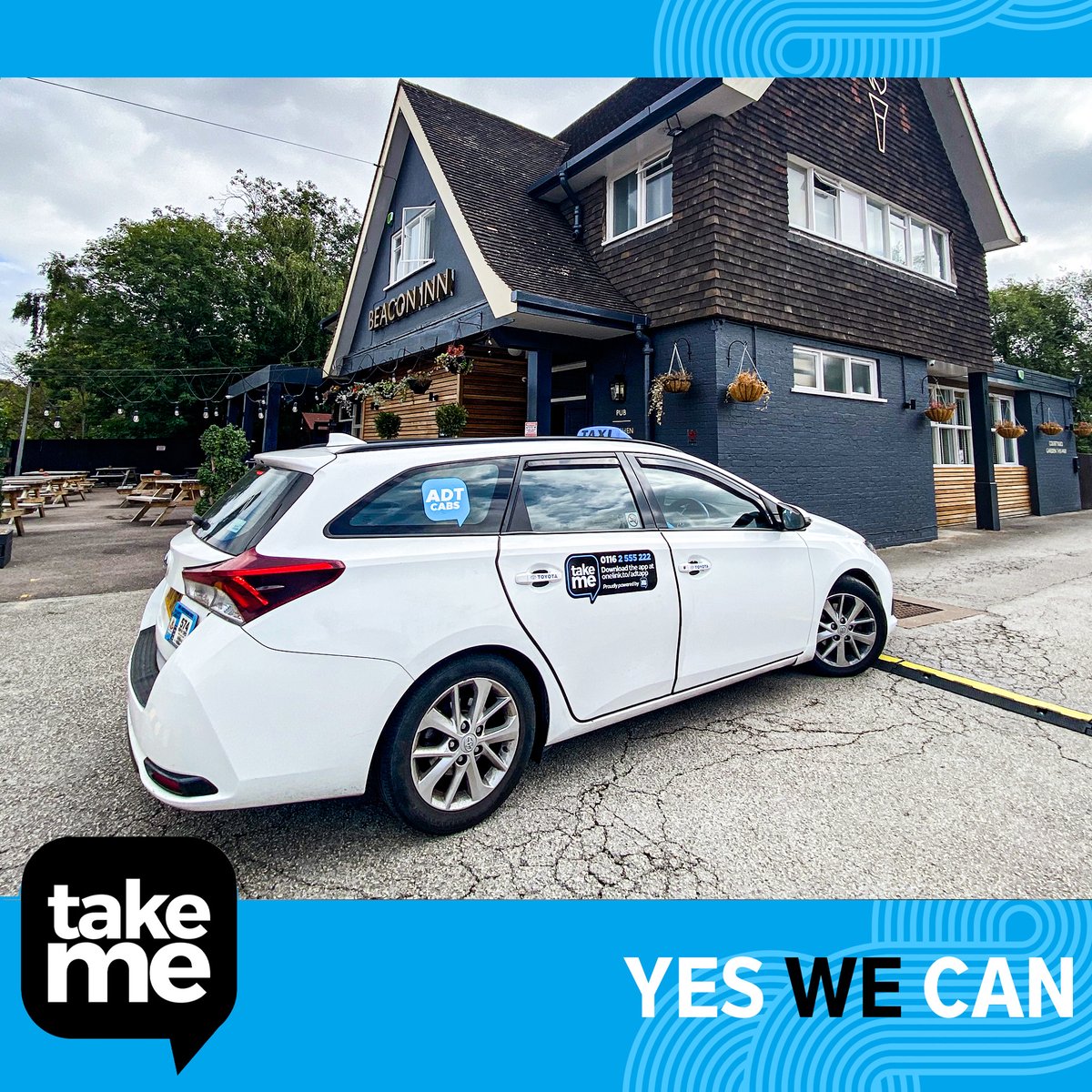 Want to visit the best local pubs in Leicestershire!? Download our app and pre book a ride takeme.taxi/app/ #TakeMe #Leicester #Loughborough #Ride