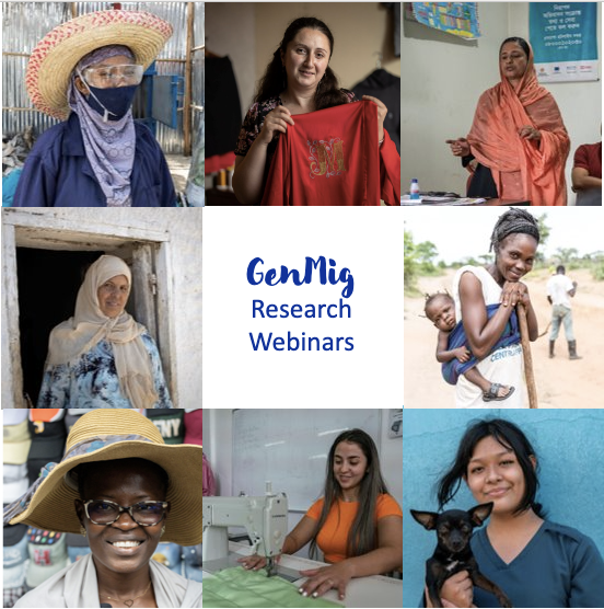 Join us on Thursday 23 May at 10:00 – 11:00 CEST for a #GenMig Research Webinar on “access to sexual and reproductive health services for migrant women and girls”. Speakers include @PRiggirozzi, @artsofdenial, @drtharaniL and @AssaragBouchra Register: bit.ly/3yfxjZG