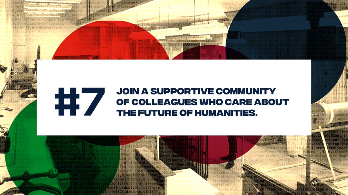 Reason #7 to attend the DH & RSE Summer School: Join a supportive community of colleagues who care about the future of humanities Deadline to apply is this Friday. Find out more here: edin.ac/43PPe54