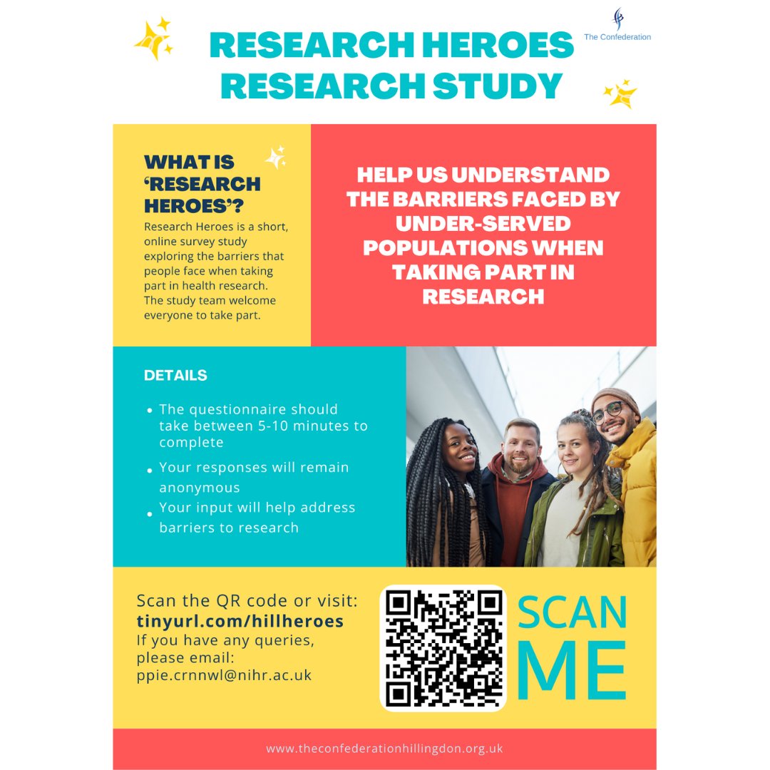 Imperial College London is collaborating with Clinical Research Network, Al-Manaar Mosque &amp; Nourish Hub to explore lack of diversity in research participation. Your feedback is vital!

#DiversityInResearch #ImperialCollegeLondon #CommunityCollaboration