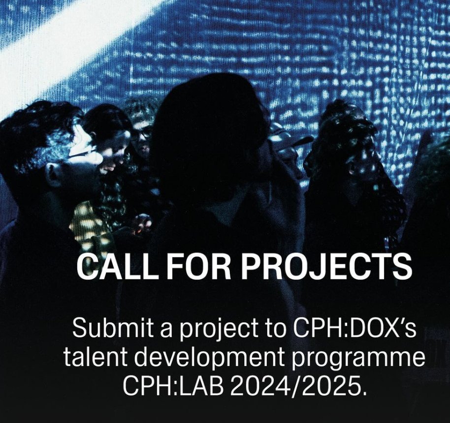 Keen to explore new forms of expression in factual storytelling? Submit your project to CPH:DOX. In a six-month incubator you will develop the project with the help of a group of international mentors and tutors, as well as the other LAB participants. cphdox.dk/lab-call-for-p…