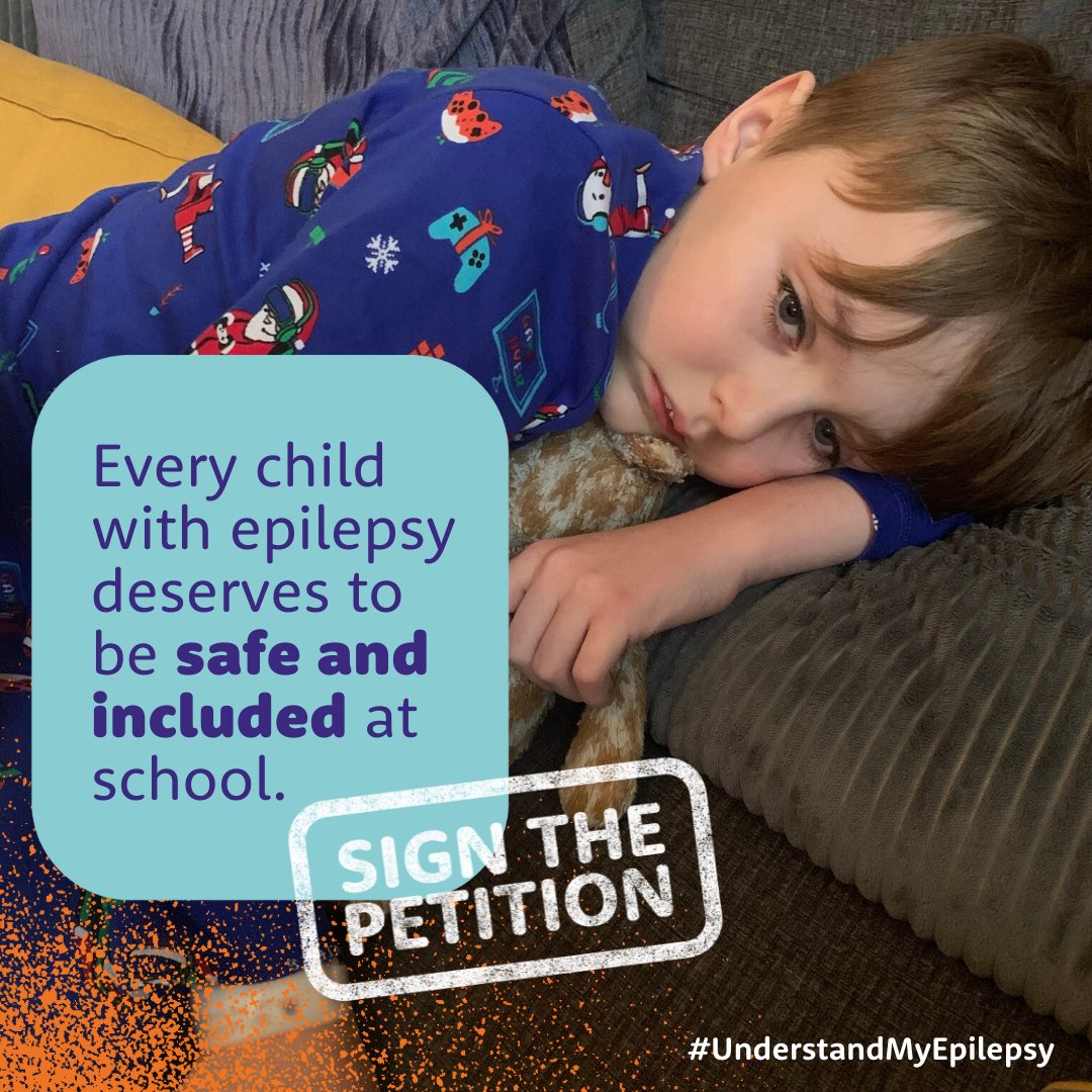 1 in 3 children with epilepsy are left without the crucial support they need at school due to a lack of understanding about their epilepsy. Let’s change that together 📢 Use your voice and sign our petition - bit.ly/44aoA75 #UnderstandMyEpilepsy