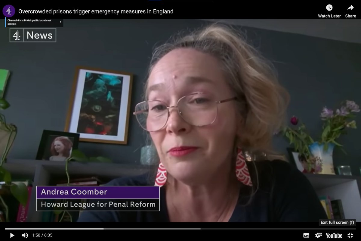 'There's too much pressure on prison governors and prison officers to be able to get people out of prison. They've already got a lot of firefighting to do. The prisons are all full, there aren't enough staff, people are in their cells for 22 hours a day. This is a system that is