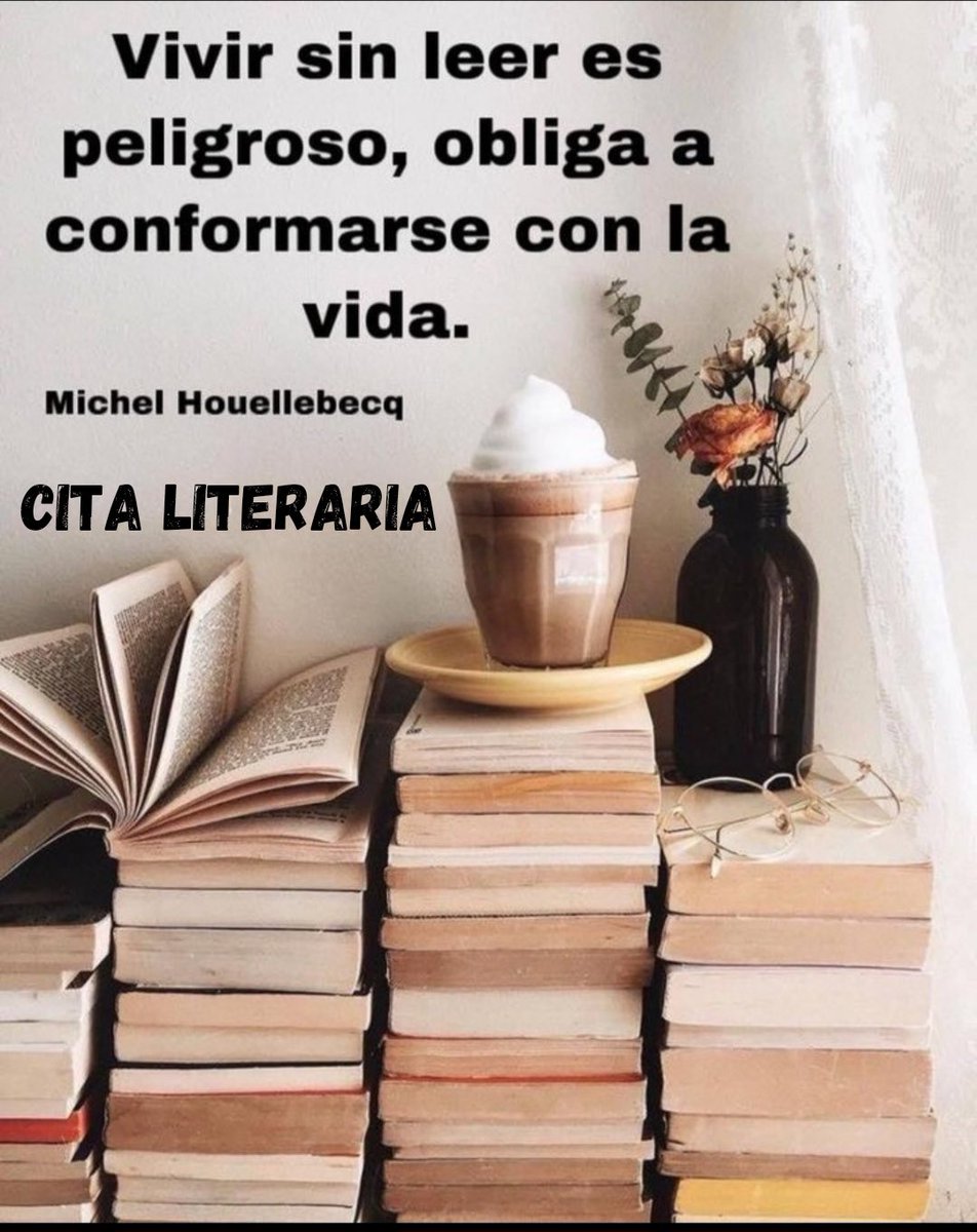 “Vivir sin leer es peligroso, obliga a conformarse con la vida”

✒️ Michel Houellebecq

#citas #CITA #citasliterarias #Michel #MichelHouellebecq