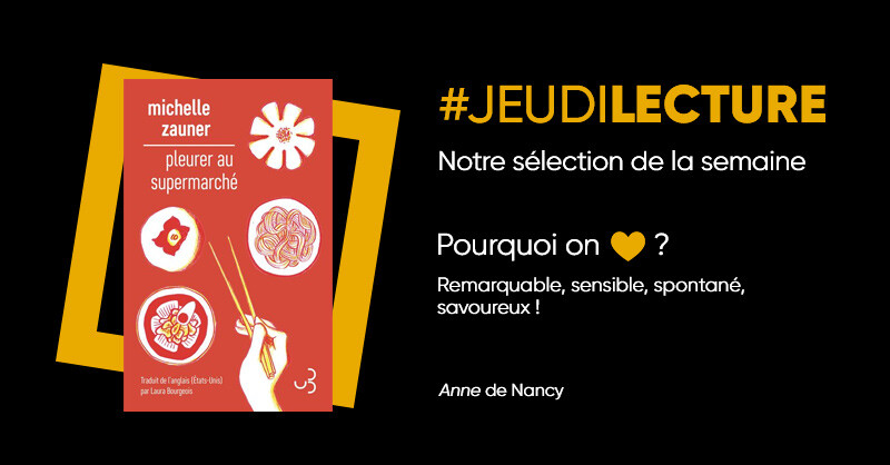 #JeudiLecture 📚 Découvrez “Pleurer au supermarché” de Michelle Zauner, une œuvre remarquable, sensible, spontané et savoureuse. 😁
👉 lc.cx/evvT55