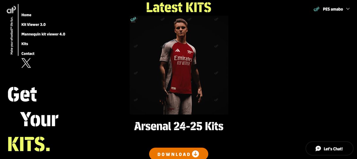 【 #PES2021/ #eFootball 】 #Arsenal 24-25 Home & Away & GK kits are available on amabokits. amabokits.wixsite.com/amabokits Get it now and have fun in edit mode.