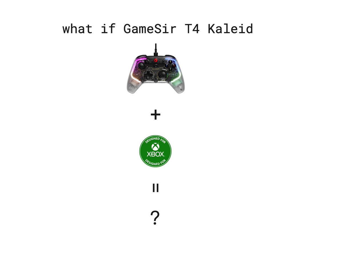 Type your answer down below. #gamesir #xbox