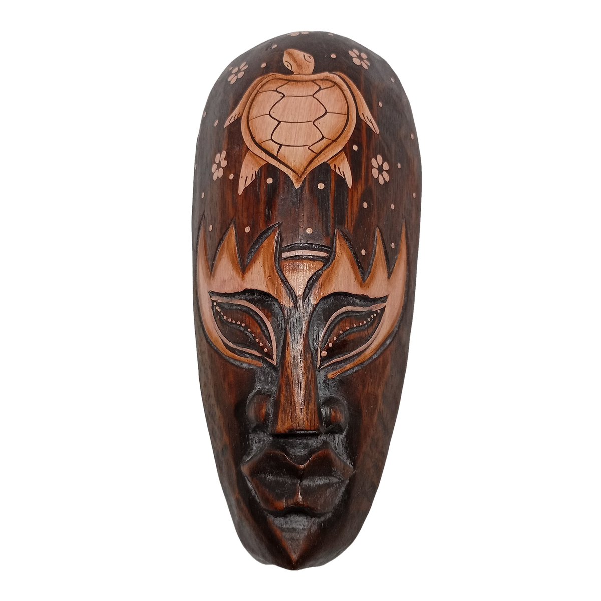 collectible2489's tweet image. Check out Turtle Painted Wooden Mask Brown Tribal Hand Carved Wall Art Hanging 8 inch #TurtleMask #AfricanArt #WallDecor #Handmade #WoodenMask #TribalArt ebay.com/itm/2764685762… #eBay via @eBay