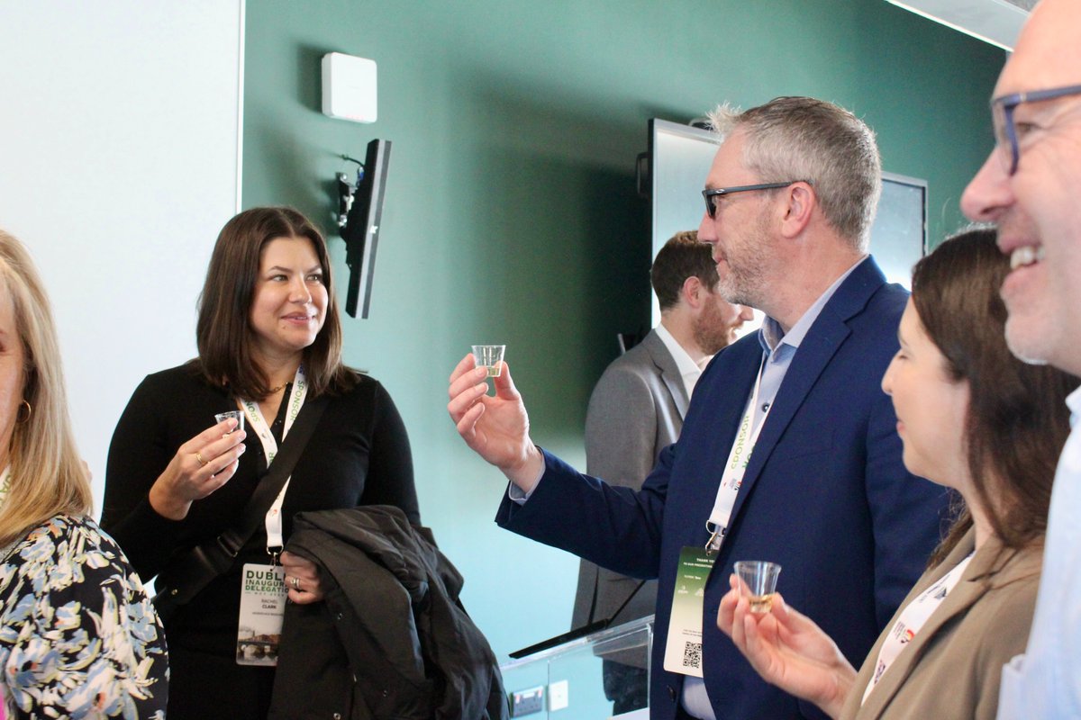 🛫@AerLingus launches direct flights between Dublin & Denver tomorrow🌍Honoured to host the Denver delegation to enhance our cities' connectivity! It was great to bridge connections between GEC startups and Denver business, tourism & civic leaders, including Mayor Mike Johnston!
