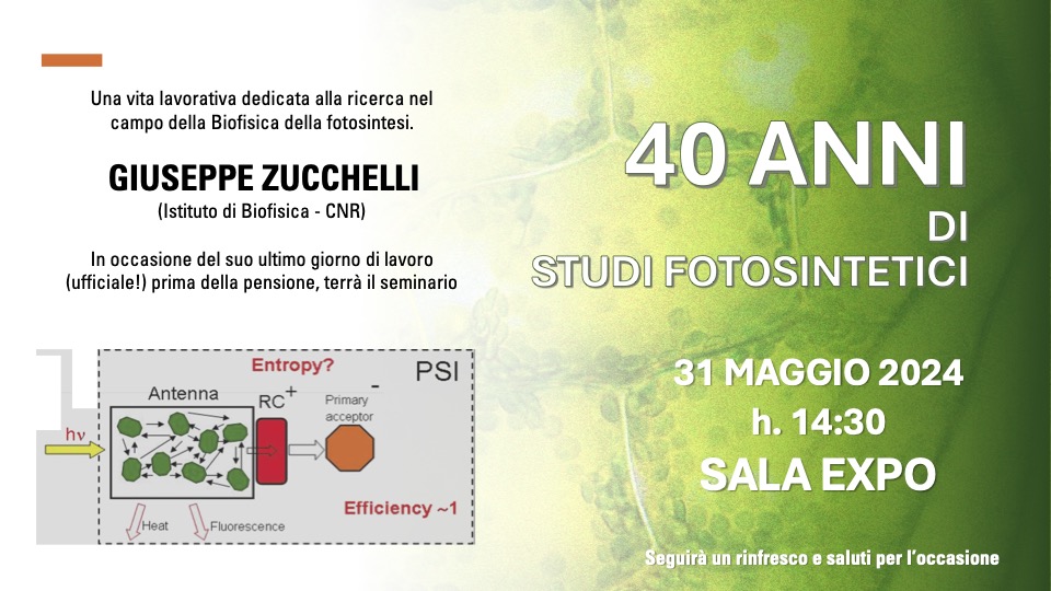 BiofisicaCnr's tweet photo. 🎉🌿Annuncio speciale 🌿🎉
Celebriamo il pensionamento di un vero pioniere nel campo della #biologia #vegetale, il nostro stimato Giuseppe #Zucchelli! Dopo 40 anni di dedizione e passione per lo studio delle #piante, inizia una nuova fase della sua vita 👇🏻👇🏻
#fotosinesi https://t.co/pVM1lmBrZm