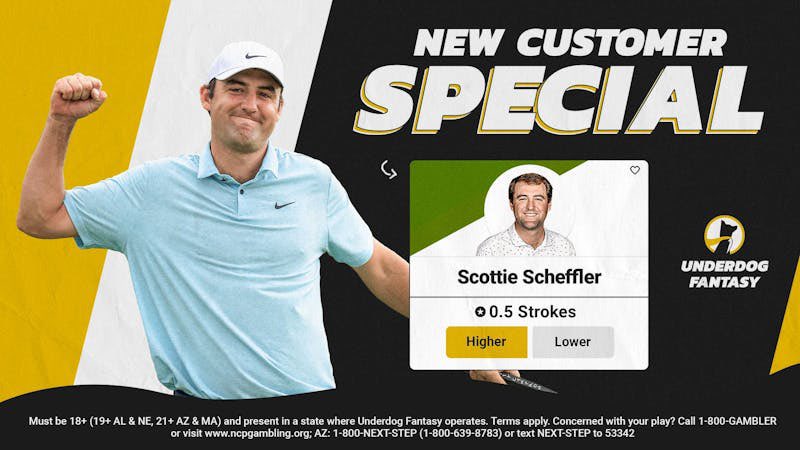 The PGA Championship is teeing off shortly and all new #Underdog Fantasy members get the Scottie special when they sign up using promo code CROCKY #Underdog is doubling all initial deposits up to $250 dollars 💸 play.underdogfantasy.com/p-eric-crocker