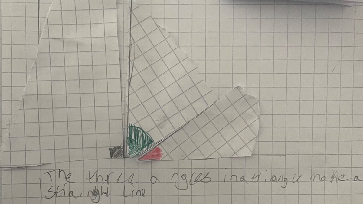Year 7 have been investigating the rules of angles in triangle and quadrilaterals and look what they have discovered! <a href="/AldersleyTeam7/">AldersleyTeam7</a> <a href="/AldersleyHighSc/">AldersleyHighSchool</a>