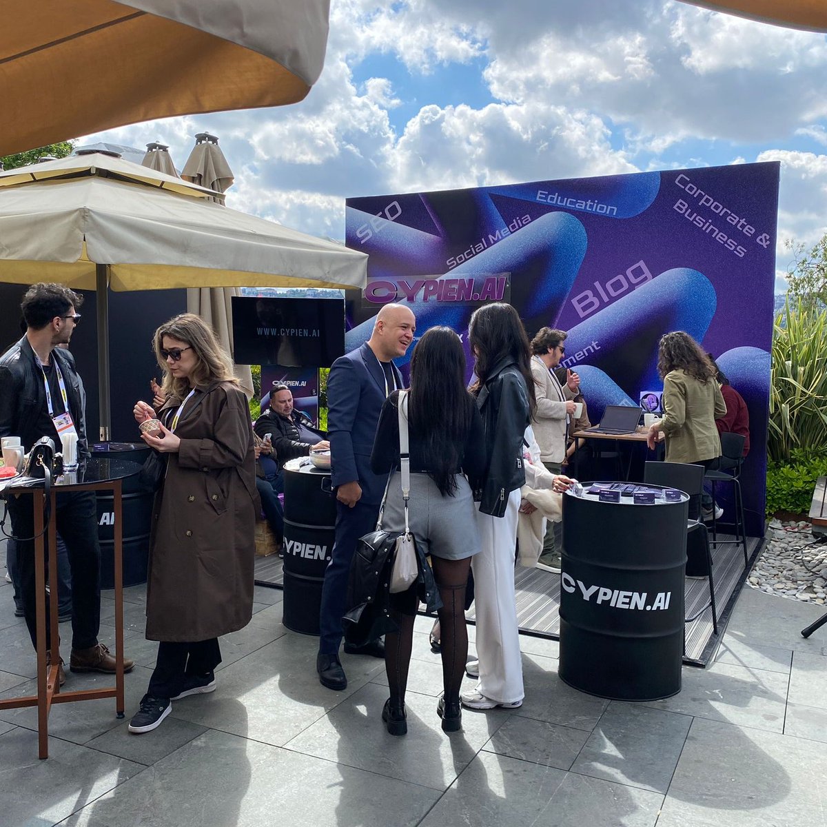 digitalage's tweet photo. Yapay zekâ alanına yeni bir soluk getiren Cypien AI'ın standı, Digital Age Tech Summit'te! Uğramayı unutmayın 🌟 #DATS24 https://t.co/QyQTYG3Q2F