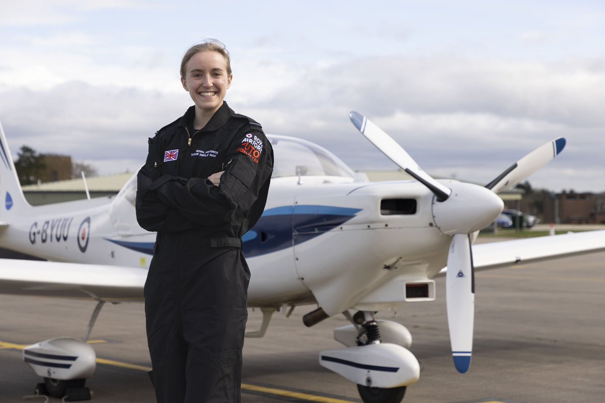 RAFTutorDisplay's tweet photo. Meet the team!
The 2024 RAF Tutor Display Manager is Fg Off Isobel Woods. Isobel joined the RAF in 2021.
Since joining the RAF Isobel has completed EFT and is looking forward to starting Rotary Training.
#noordinaryjob #whatwedo #raf #rafdisplay #royalairforce #tutordisplay https://t.co/UL6kFUtavL