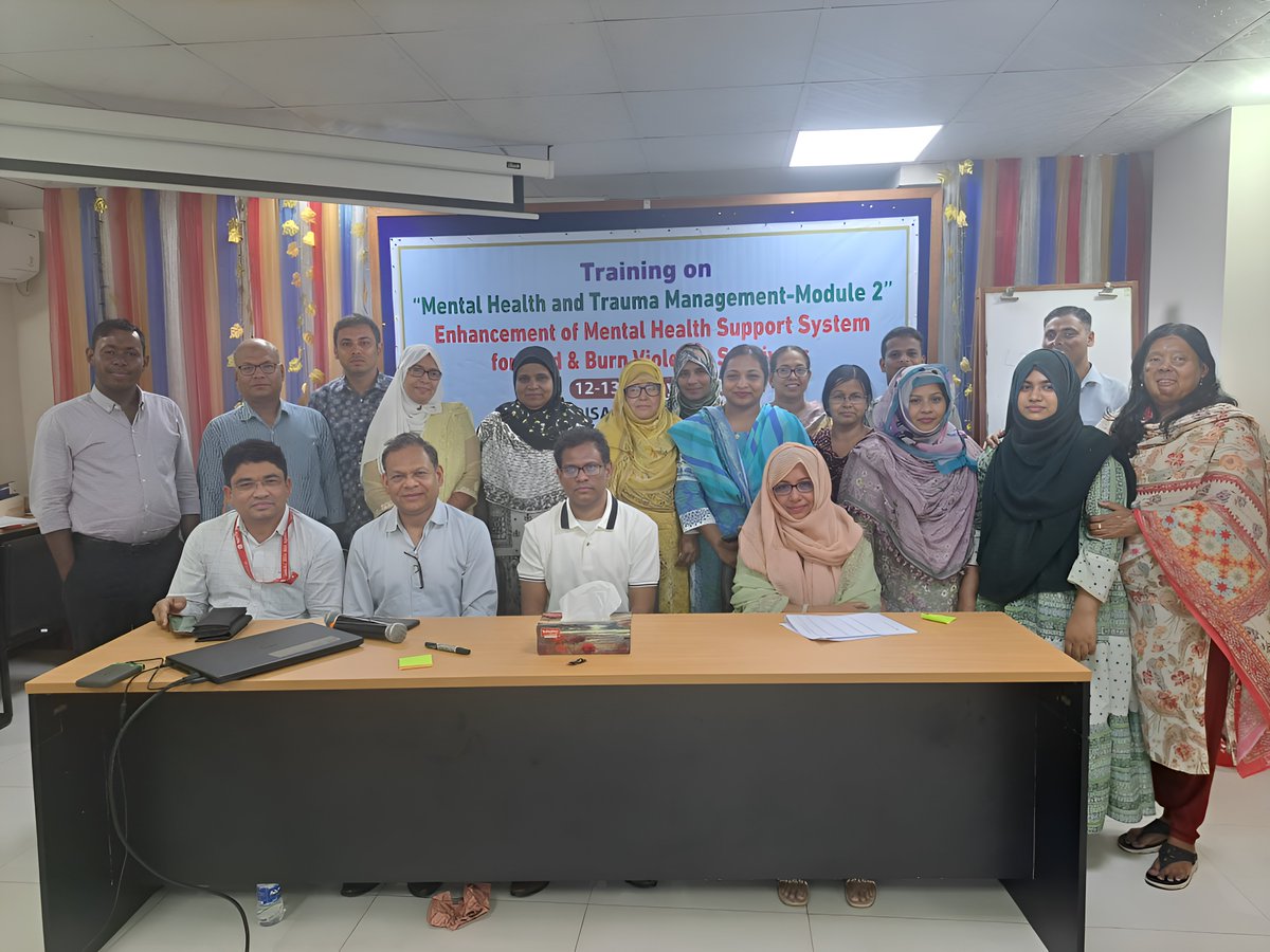 BD_ASF's tweet image. The ASF recently organized the second phase of "Mental Health and Trauma Management" training, a two-day event for 21 employees of both ASF and its partner organization, Agragati Seba Sangstha (ASS). 

Read More: cutt.ly/GervHL47