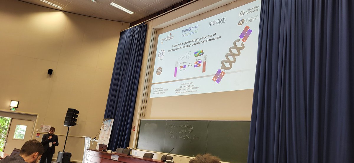 Sebastien Vidal (@sebvidalchem) on Twitter photo Nice short communication from Émilien Husson at <a href="/SupraParis2024/">Supr@Paris 2024</a> with colleagues <a href="/D84Ka/">David Canevet</a> and @PABouit
<a href="/MOLTECH_Anjou/">MOLTECH-Anjou</a> <a href="/chimie_ISCR/">ISCR</a> Nice short communication from Émilien Husson at <a href="/SupraParis2024/">Supr@Paris 2024</a> with colleagues <a href="/D84Ka/">David Canevet</a> and @PABouit
<a href="/MOLTECH_Anjou/">MOLTECH-Anjou</a> <a href="/chimie_ISCR/">ISCR</a>