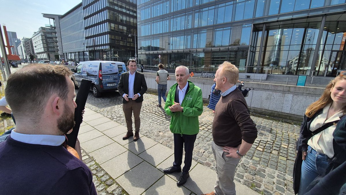 A brilliant day for the campaign launch of a brilliant candidate. @CiaranCuffe has been a great MEP for Dublin and dedicated public servant for most of his life. If you have a vote in the European Elections on June the 7th make sure to give Ciaran your number 1! #KeepGoingGreen