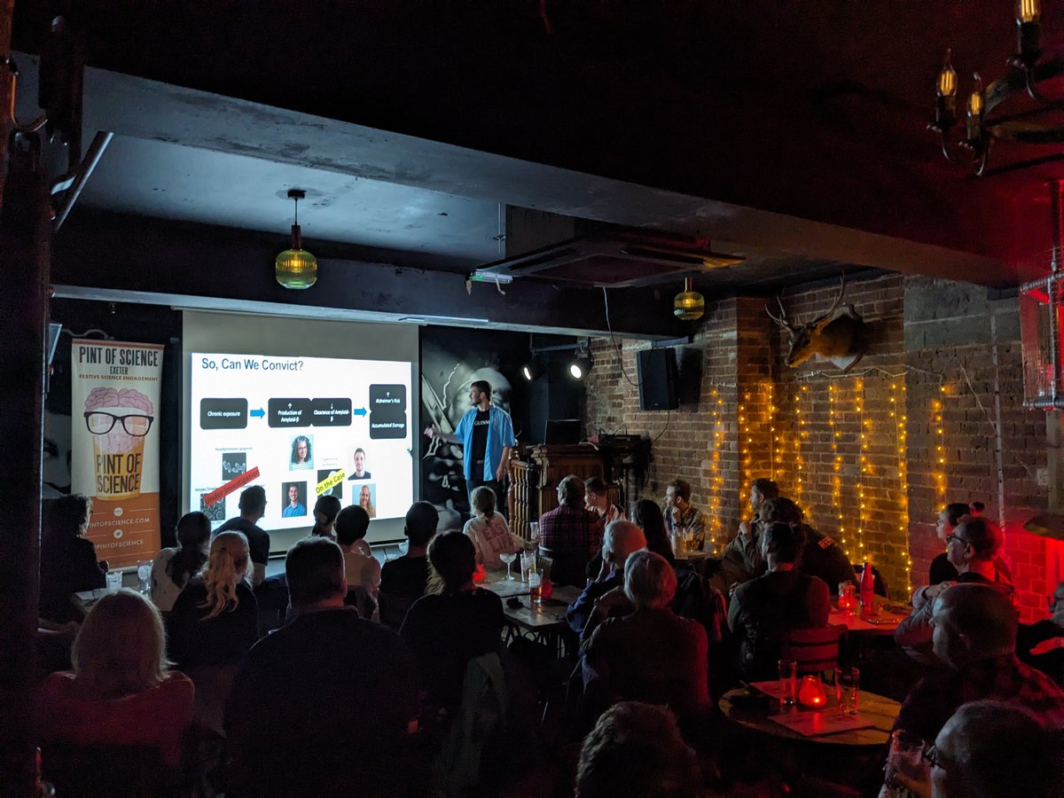 And that concludes three successful #pint24 nights over three venues in Exeter. A massive thank you to all our fantastic speakers and our incredible team of volunteers who made all this possible!