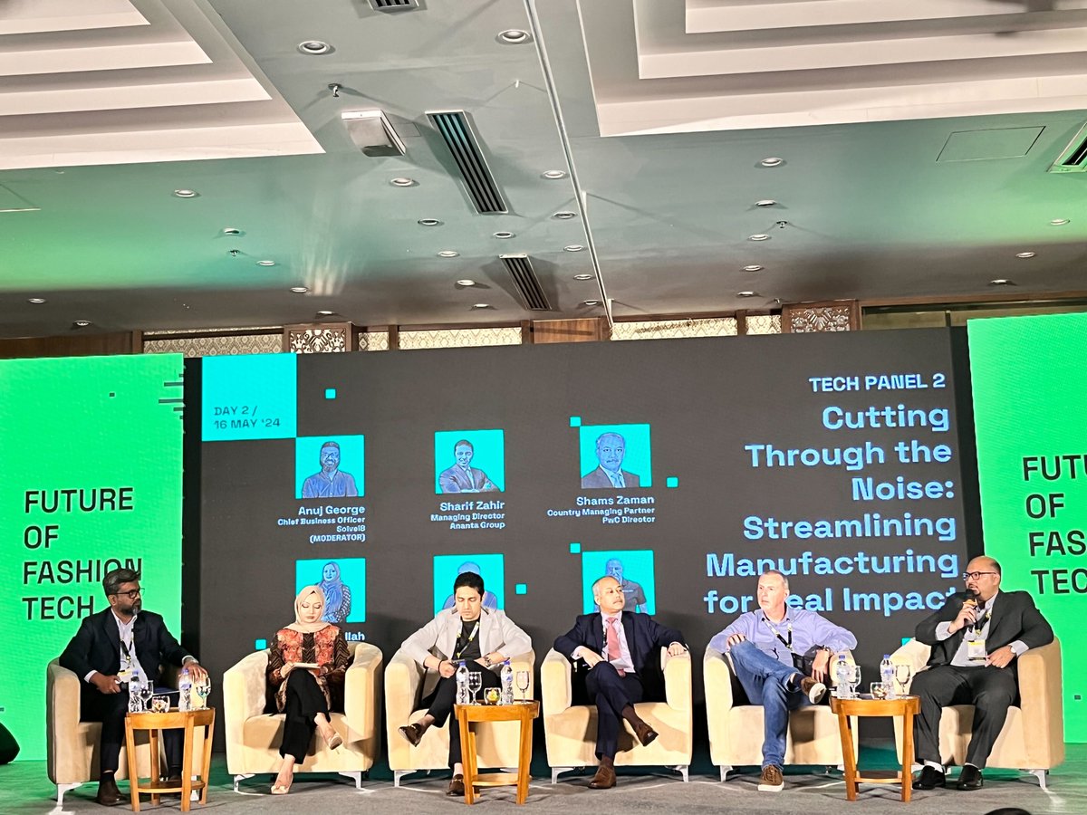 apparel_res's tweet image. FTW Dhaka&apos;s second panel, powered by CLO, focused on streamlining manufacturing complexities through tech-driven solutions. Emphasized user-centric, modular, scalable tech for effective problem-solving.

#fashiontechweek #ftw #bangladeshevent #fashiontech #fashiontechnology