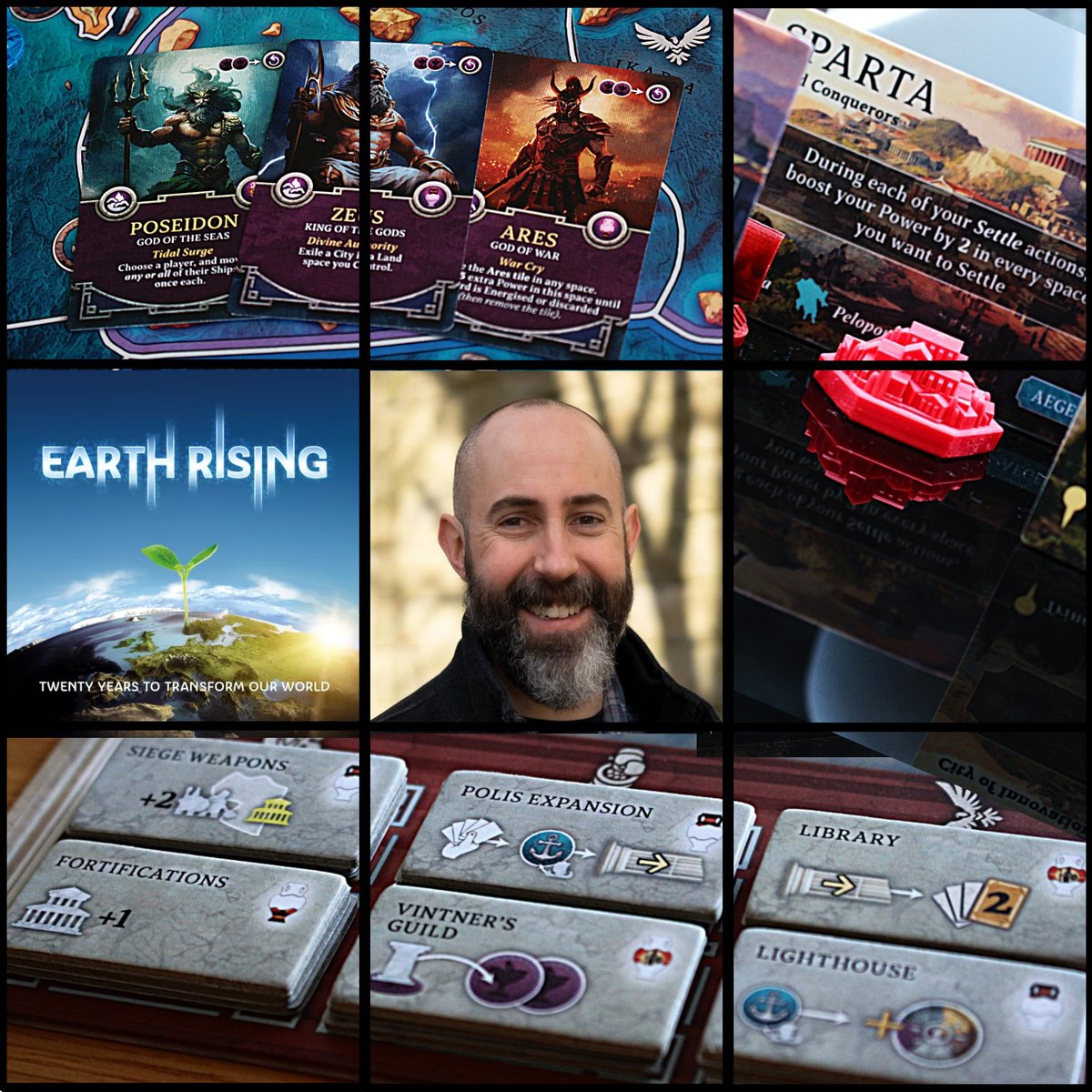 The Pillars of Our Team #3
Rob Ingle is a graphic designer with 20
years of experience. Now a key member of <a href="/SDRgames_studio/">Stop, Drop & Roll</a>, Rob is passionate about the tactile experience of tabletop games and the fact they can’t randomly crash mid-game. 
#PillarsofHeracles #meettheteam