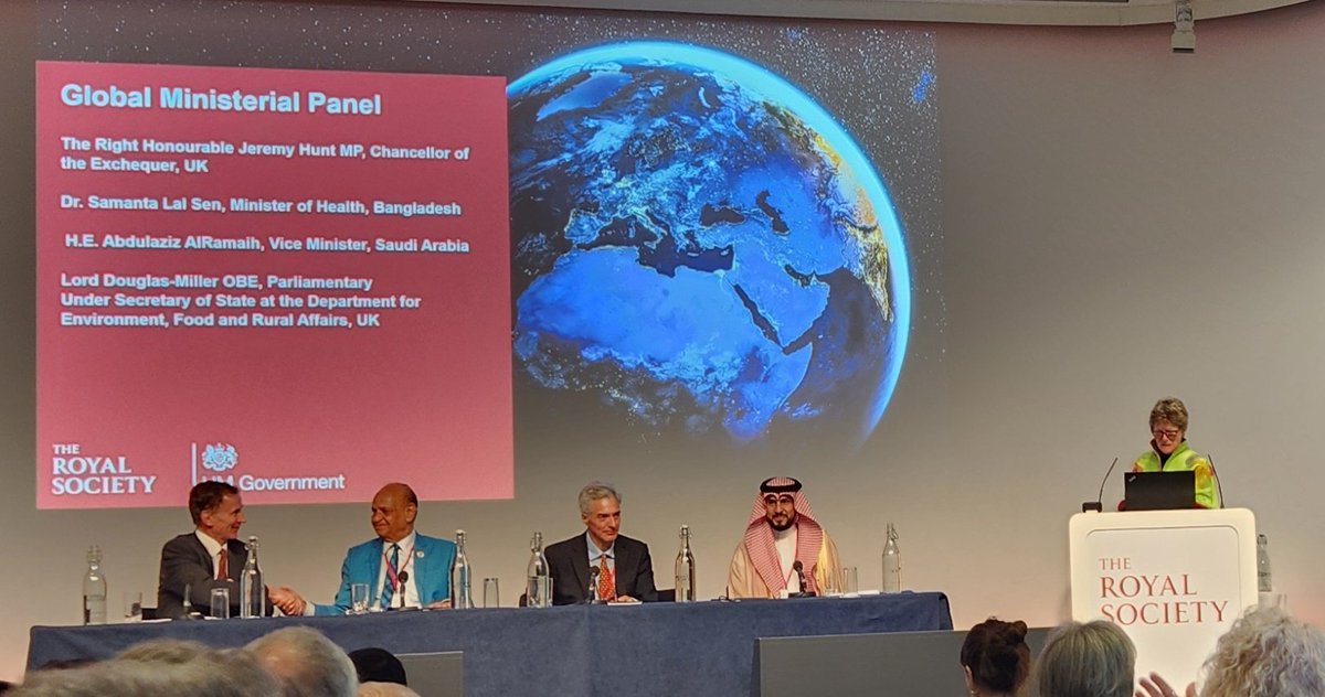 At the 'World Together Solving the Antibiotic Emergency' meeting, UK (Jeremy Hunt) + KSA (Abdulaziz Al-Rumaih) announced joint funding of ~£20m of an Independent Panel on Evidence on AMR as called for by GLG AMR! See amr.solutions/2024/04/19/amr…. Fabulous! #FireExtingushersOfMedicine