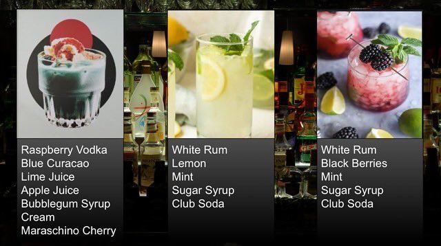 Cocktail Night this Friday 17th come and join us for a Screwball or Mojito