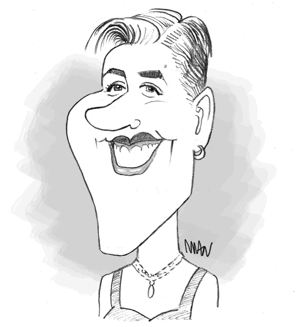 #cannes2024 #caricature #GretaGerwig