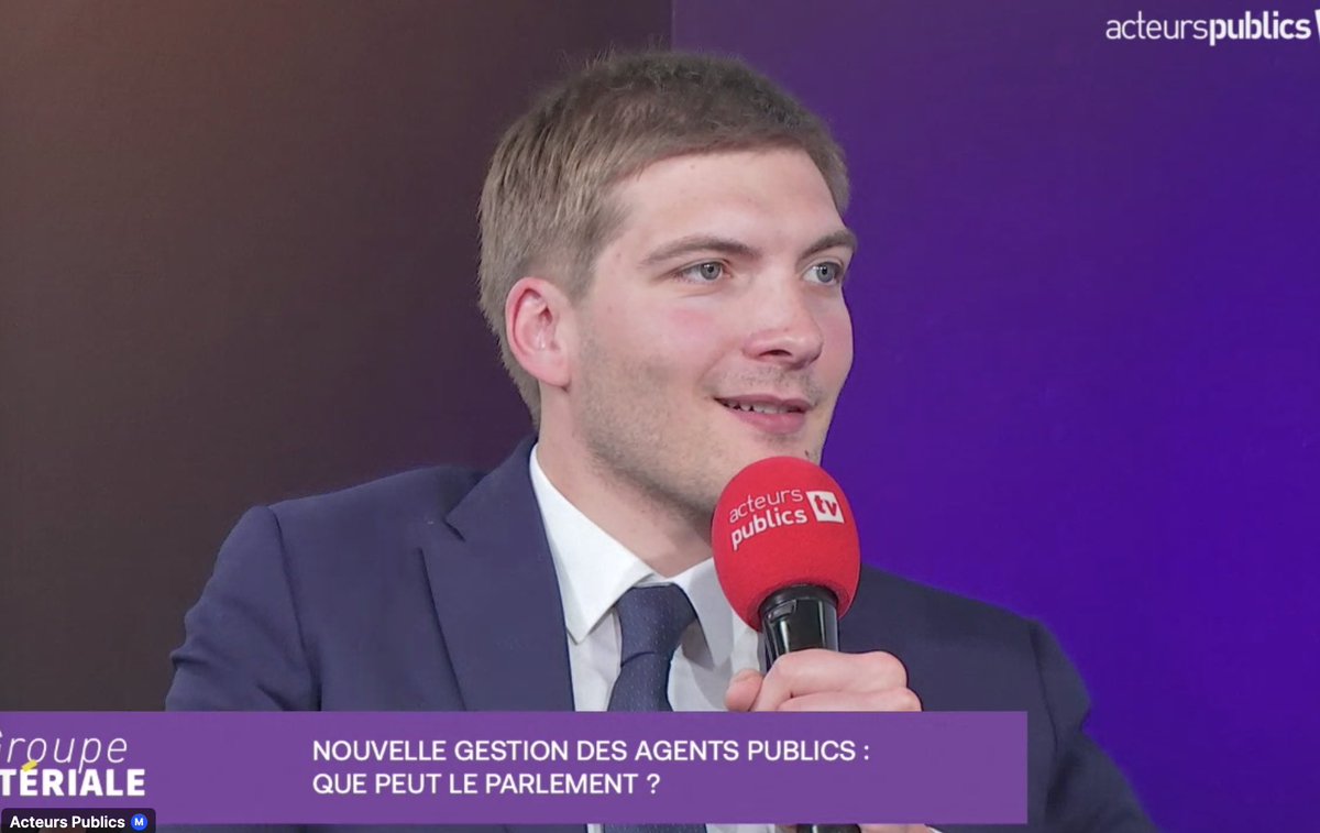 J’ai participé au débat du clubRH @acteurspublics sur les enjeux de la réforme de la fonction publique que prépare @StanGuerini avec les employeurs publics et nos agents sur le terrain. L’occasion d’aborder la prévention et le bien-être au travail avec mon collègue @CIsaacSibille