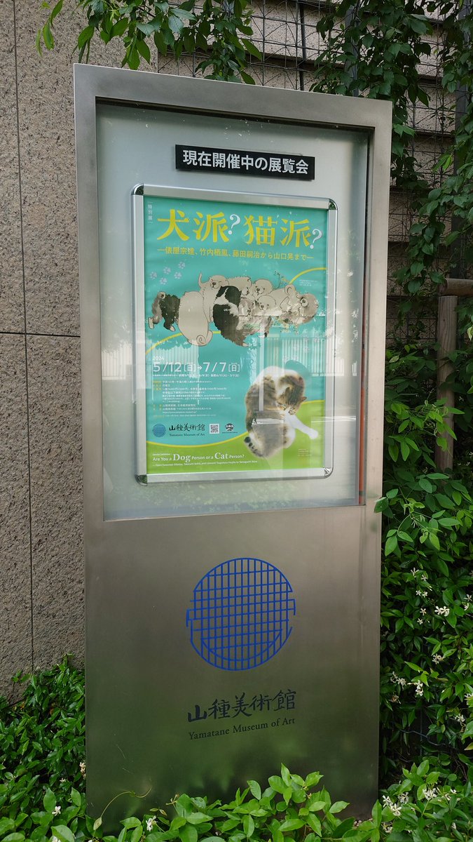 山種美術館
「犬派？猫派？」