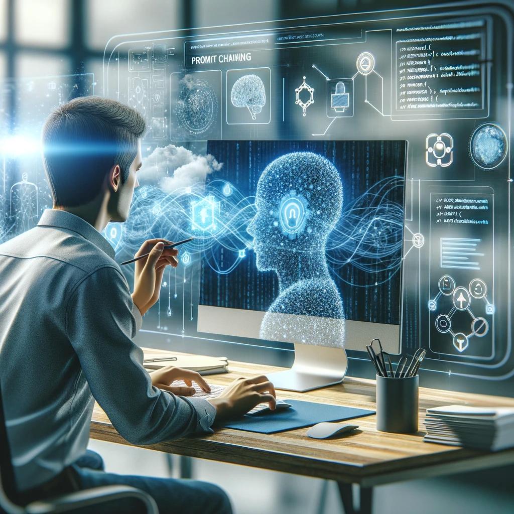 GoDigital_AI_'s tweet image. Verbessere deine KI-Modelle mit Prompt Chaining! 🔄🤖

#KI #MachineLearning #PromptChaining #Technologie #Innovation