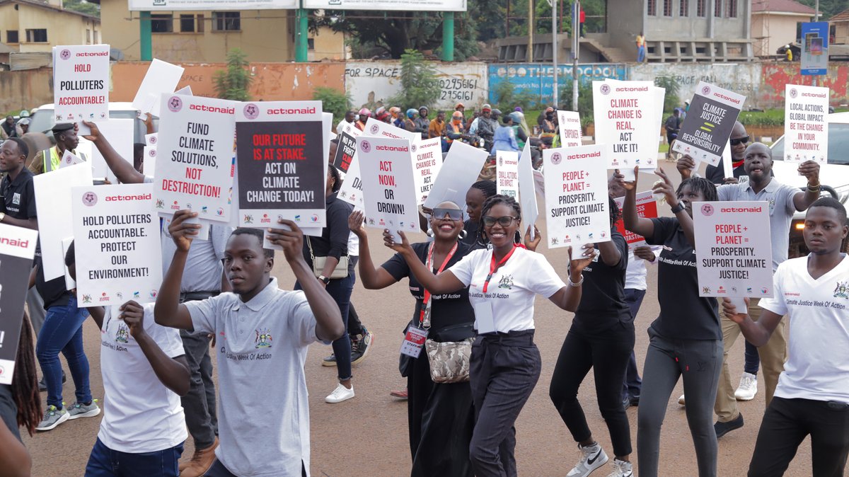 What a morning! We held our solidarity march for climate justice this morning, inspired by the theme from words to action, put your money where your mouth is. #FundOurFuture #ClimateJusticeWeekUg #FixTheFinance