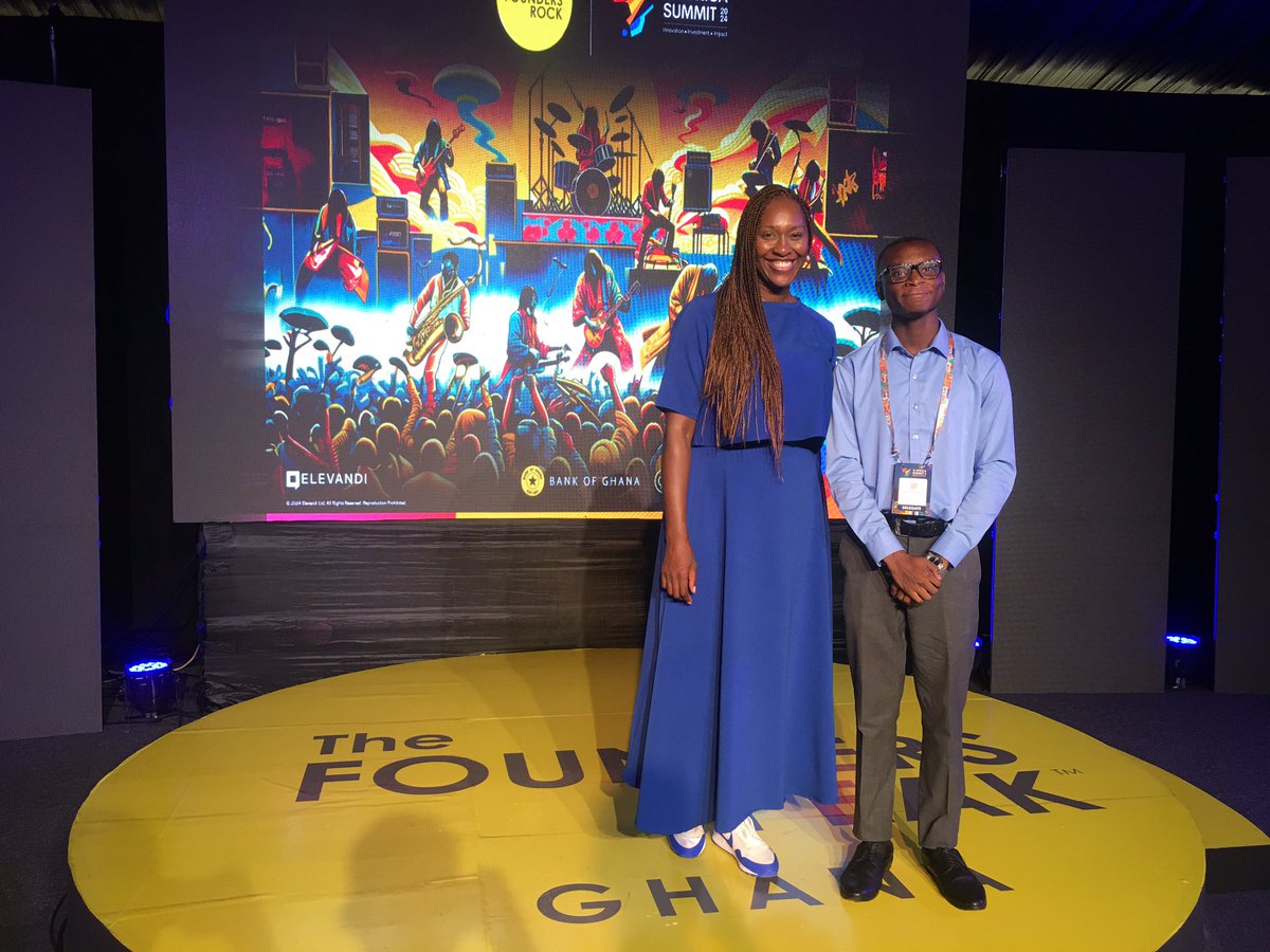 Thrilled to have encountered @AkosuaAnnobil , the visionary founder of @TechInGhana , at the Founder's Peak stage during the 3i AfricaSummit. Her speech was inspiring. We had an engaging conversation. Grateful for the opportunity to connect #3iAfricaSummit #TechInGhana