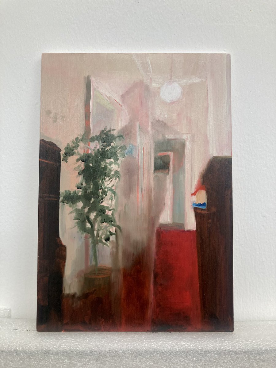 New painting from a collection exploring tenements and interiors #oilpainting #edinburghtenement #scottishartist