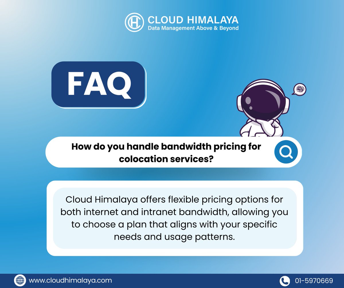 Got Questions ? We've got answers. Browse our FAQ list for simple and direct answers to the questions that are most important to you.

Visit our website: cloudhimalaya.com

#FAQ #knowledgebase #colocation #service #cloudhimalaya