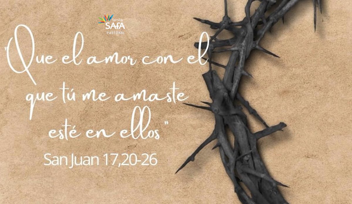 #GospelOfTheDay #EvangelioDeHoy #contempla_Safa @safahermanos @Oracion_SaFa @FamiliaSaFa @PastoralSafaMad @ValladolidSaFa @fpsafavall @safatorino @AnimasafaOnlus #Pascua2024 #pascua