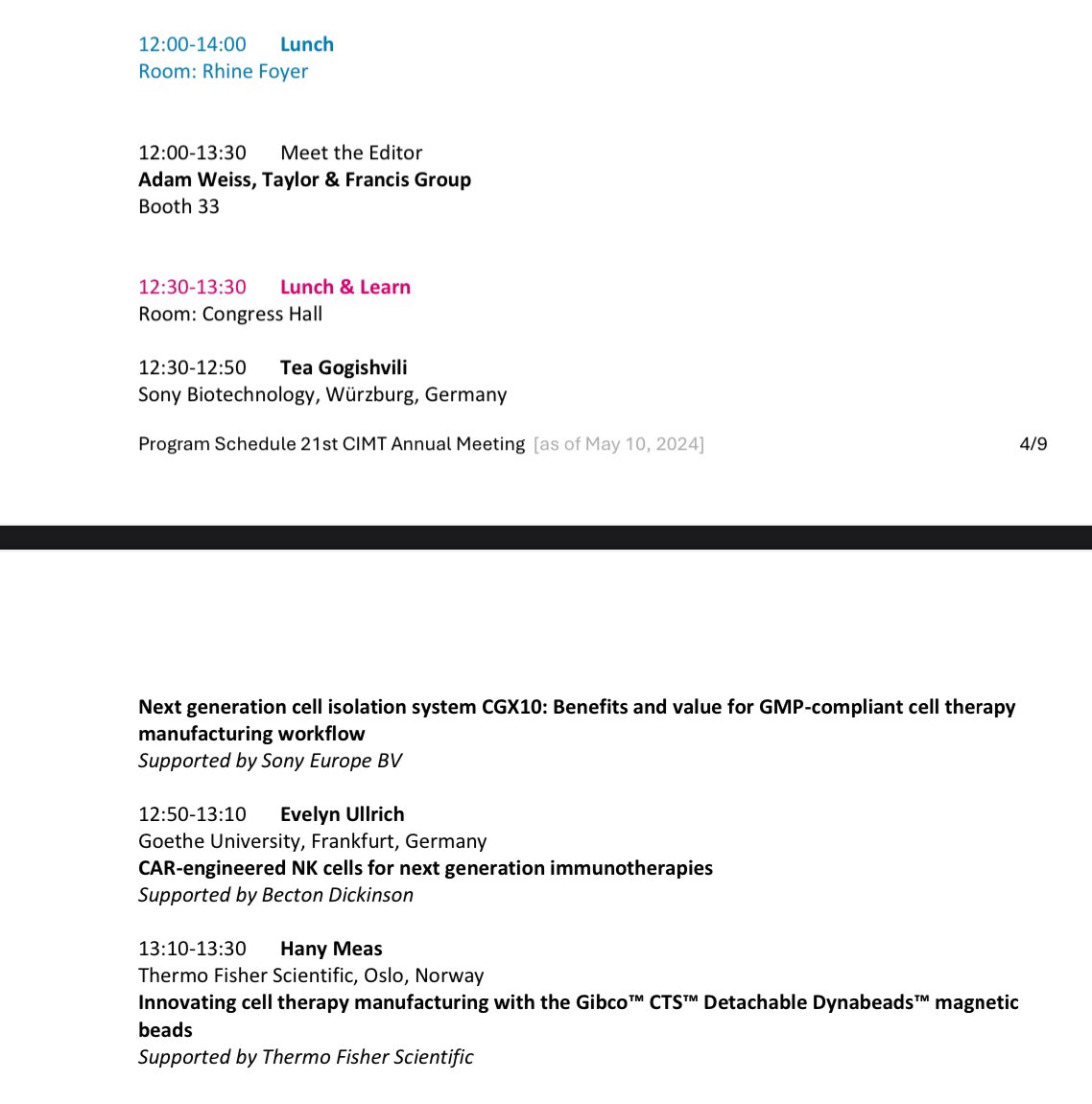 UllrichLab (@ullrich_lab) on Twitter photo Excited to go to <a href="/C_IMT/">Cancer Immunotherapy</a> #CIMT2024 to talk about the concept of CAR-engineered NK cells today, and to see our work on non-viral #SleepingBeauty CAR NKs published! Fantastic work by <a href="/TobiasBexte/">Tobias Bexte @🦋bextetobias.bsky.social</a> and big thanks to all collaborators! Is the future virus-free?<a href="/FCI_health/">Frankfurt Cancer Institute</a> <a href="/UK_Frankfurt/">Universitätsmedizin Frankfurt</a> Excited to go to <a href="/C_IMT/">Cancer Immunotherapy</a> #CIMT2024 to talk about the concept of CAR-engineered NK cells today, and to see our work on non-viral #SleepingBeauty CAR NKs published! Fantastic work by <a href="/TobiasBexte/">Tobias Bexte @🦋bextetobias.bsky.social</a> and big thanks to all collaborators! Is the future virus-free?<a href="/FCI_health/">Frankfurt Cancer Institute</a> <a href="/UK_Frankfurt/">Universitätsmedizin Frankfurt</a>