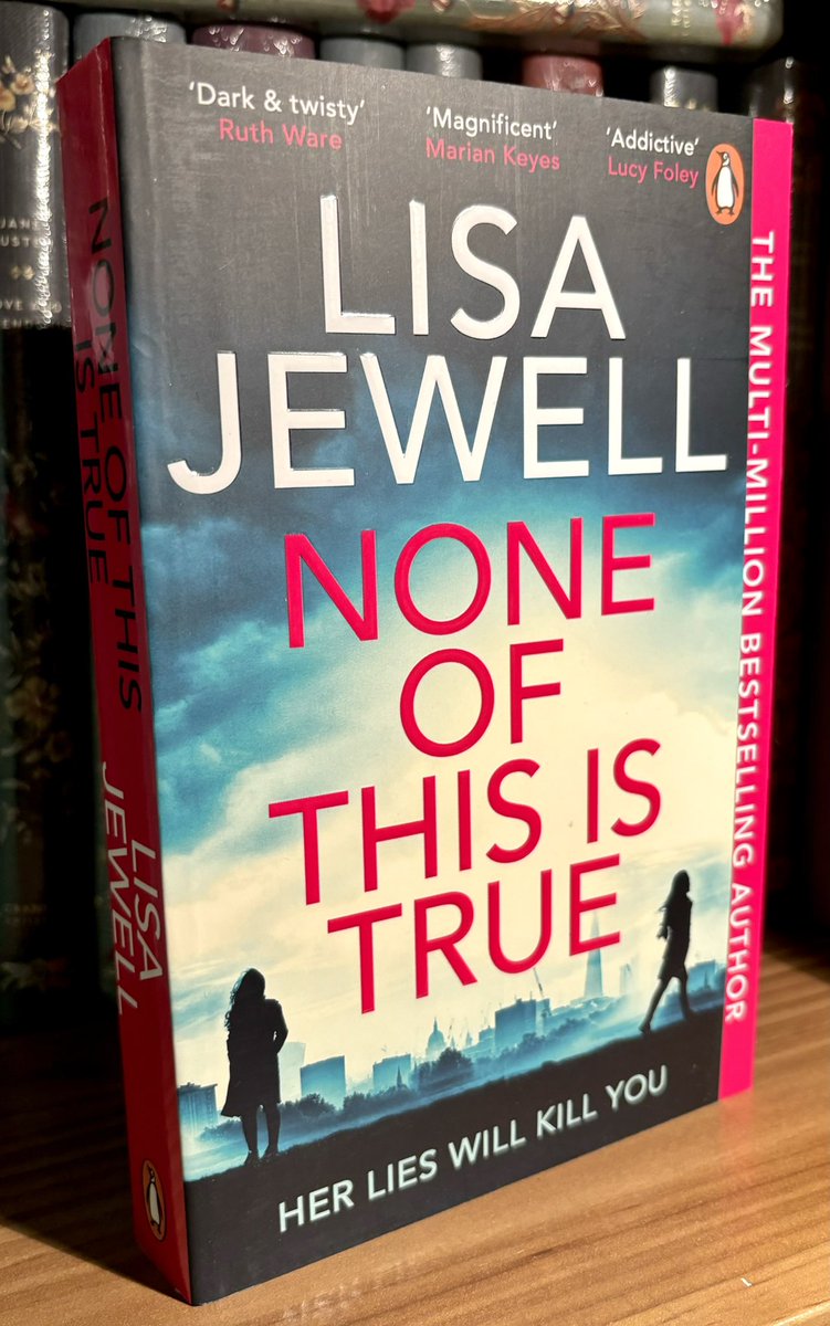 Congratulations to @lisajewelluk for winning ‘Crime & Thriller’ book of the year at #Nibbies with the wonderful #NoneOfThisIsTrue @PenguinUKBooks @thebookseller #booklover #bookblogger #booktwitter #booktwt #booktok #bookboost #booksworthreading #bookstagram