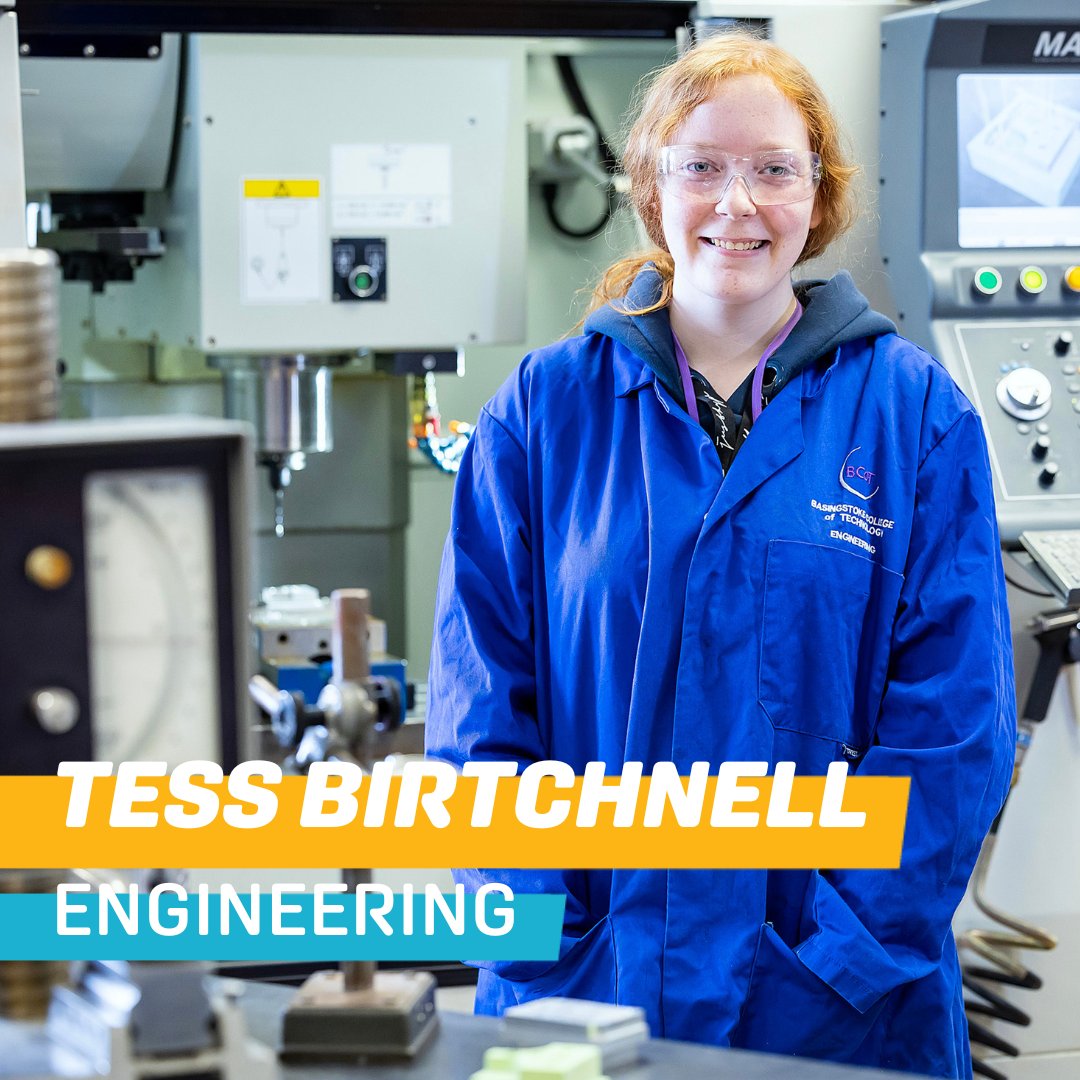 Meet Tess 👋 'This course had more practical work which helped me learn and develop quicker by seeing and doing the course practically. ' 👉 Find out more on how you can follow her footsteps: bcot.ac.uk/engineering