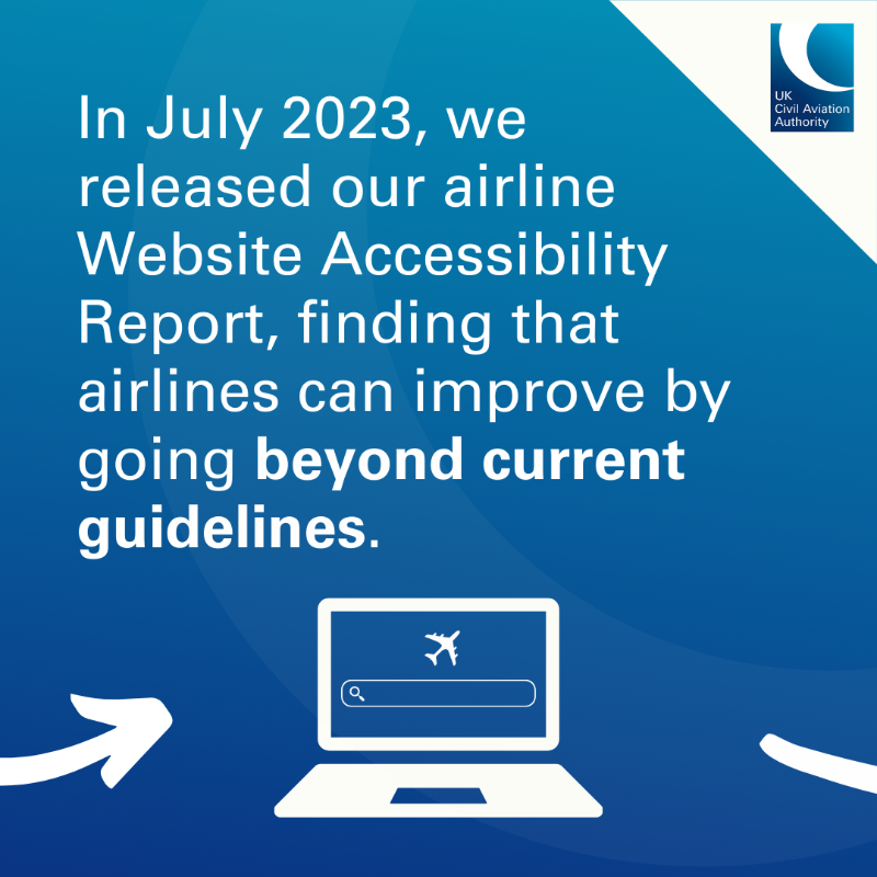 UK_CAA's tweet photo. Today is #GlobalAccessibilityAwarenessDay.

We believe that everyone should have fair access to air travel ✈

We continue to work with industry to make this happen.

Find out more about our #AccessToAir campaign 👇

#aviation