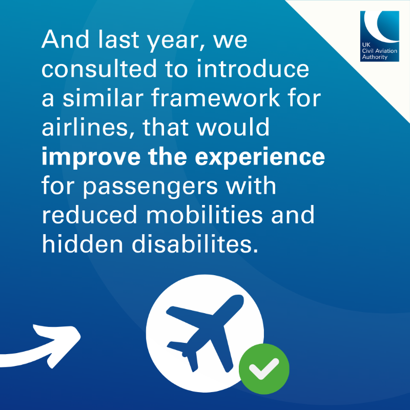 UK_CAA's tweet photo. Today is #GlobalAccessibilityAwarenessDay.

We believe that everyone should have fair access to air travel ✈

We continue to work with industry to make this happen.

Find out more about our #AccessToAir campaign 👇

#aviation