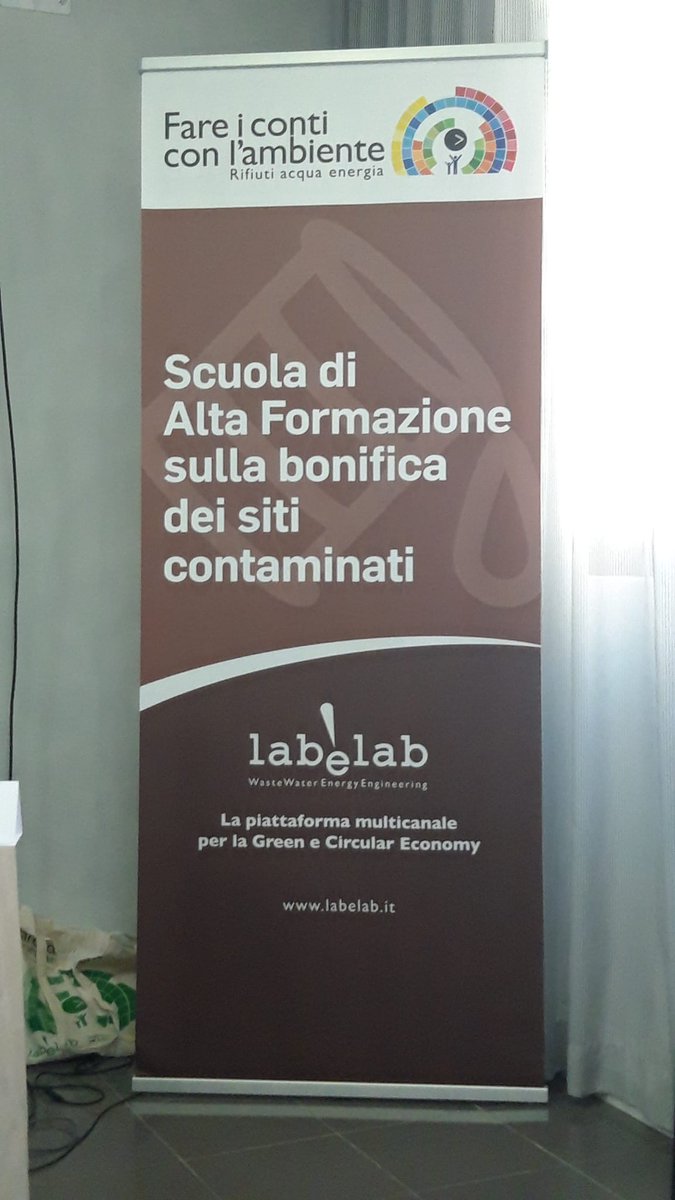 Oggi siamo alla Scuola di alta formazione sulla bonifica dei siti contaminati organizzato da @labelab, @ReconnetRete, #SGI dove #Unem ha portato testimonianza di un modello di confronto partecipato per favorire scelte di bonifica sostenibili.