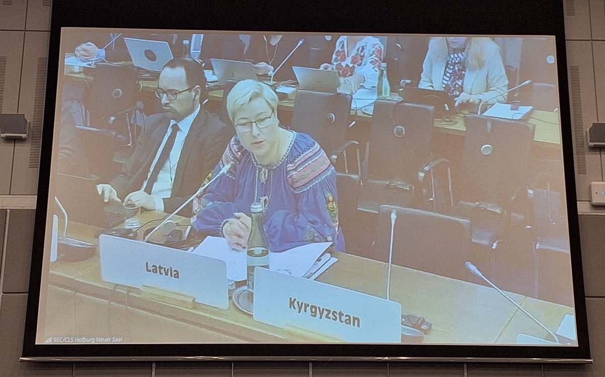 🇱🇻 at @OSCE: ”We are also deeply concerned about Russia’s malign activities earlier this month affecting 🇨🇿🇪🇪🇩🇪🇱🇻🇱🇹🇵🇱🇬🇧. These incidents are part of an intensifying campaign of activities which Russia continues to carry our accross the Euro-Atlantic area, incl through proxies.”