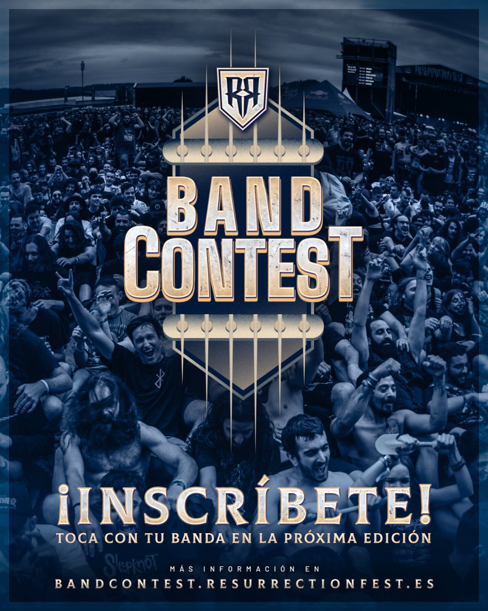 ⚠️ Atención Resufamily, vuelve el #BANDCONTEST de Resurrection Fest 🎸🎤

Como ya es tradición desde 2013, este año le daremos la oportunidad a 4 bandas de formar parte del cartel de esta edición 🙌🏽