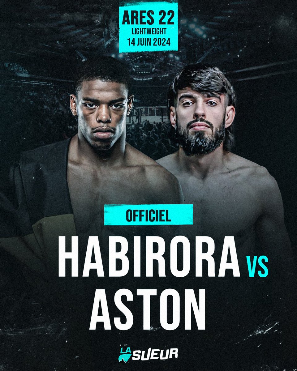 🚨 Patrick Habirora fera ses débuts à ARES lors de l'#ARES22 le 14 juin ! 🔥🇧🇪

Il sera opposé à Alex Aston (1-0), qui avait déjà perdu face à Patrick par KO au premier round lors de la demi-finale des championnats d’Europe IMMAF de 2022. 👀