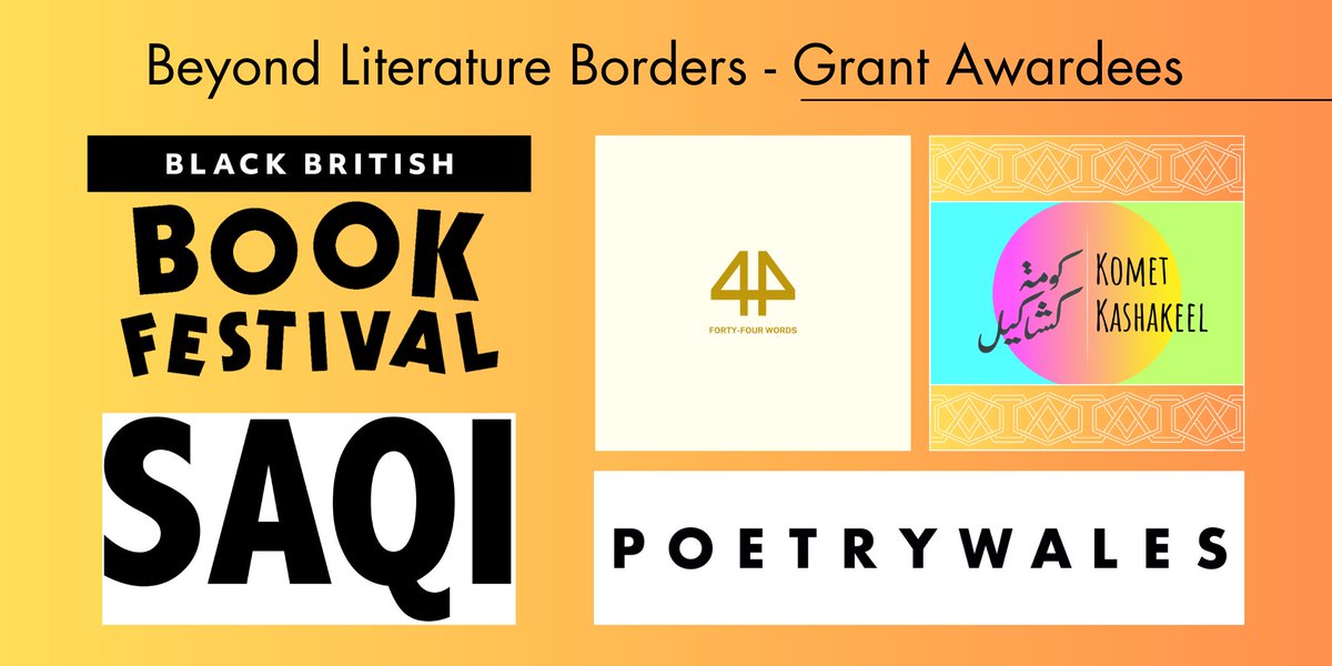🌟With our partners @Speak_Volumes we're delighted to announce the organisations awarded #BeyondLiteratureBorders grants for new international projects 🎉

@BBBookFestival
Forty-Four Words
Komet Kashakeel - كومة كشاكيل
@poetrywales
@SaqiBooks

Learn more:
speaking-volumes.org.uk/beyond-literat…